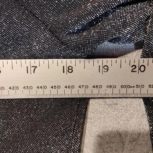 Amisu Women's Silver Long Sleeve Metallic Double Breasted  Blazer in Size 38 - Picture 8 of 11